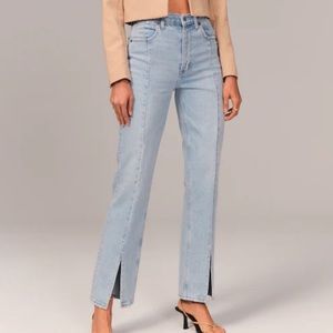 Split Hem Jeans